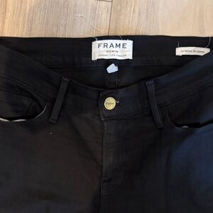 Frame Denim Classic Black Jeans